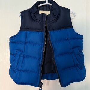 Toddler Blue Puffer Vest